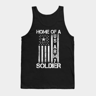 USA Army Flag Shirt Gift for Soldiers Veterans Military Tank Top